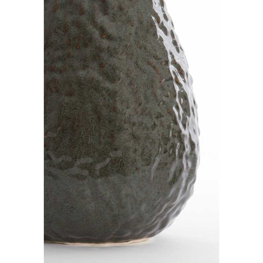 Light and Living Avocado Vase - Brown & Green