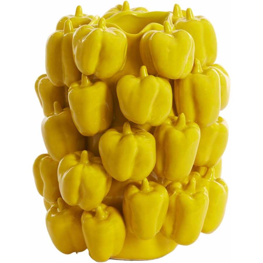 Light and Living Bellpepper Vase - Yellow - Small
