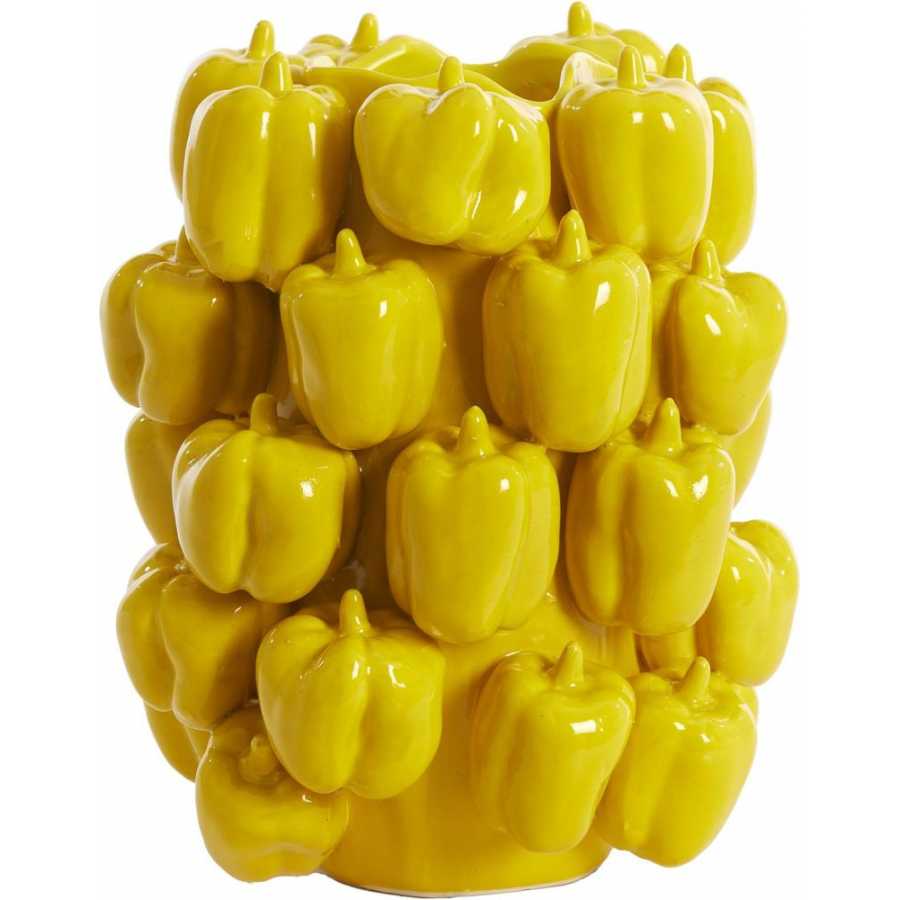 Light and Living Bellpepper Vase - Yellow - Small