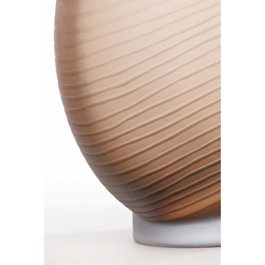 Light and Living Torna Vase - Brown