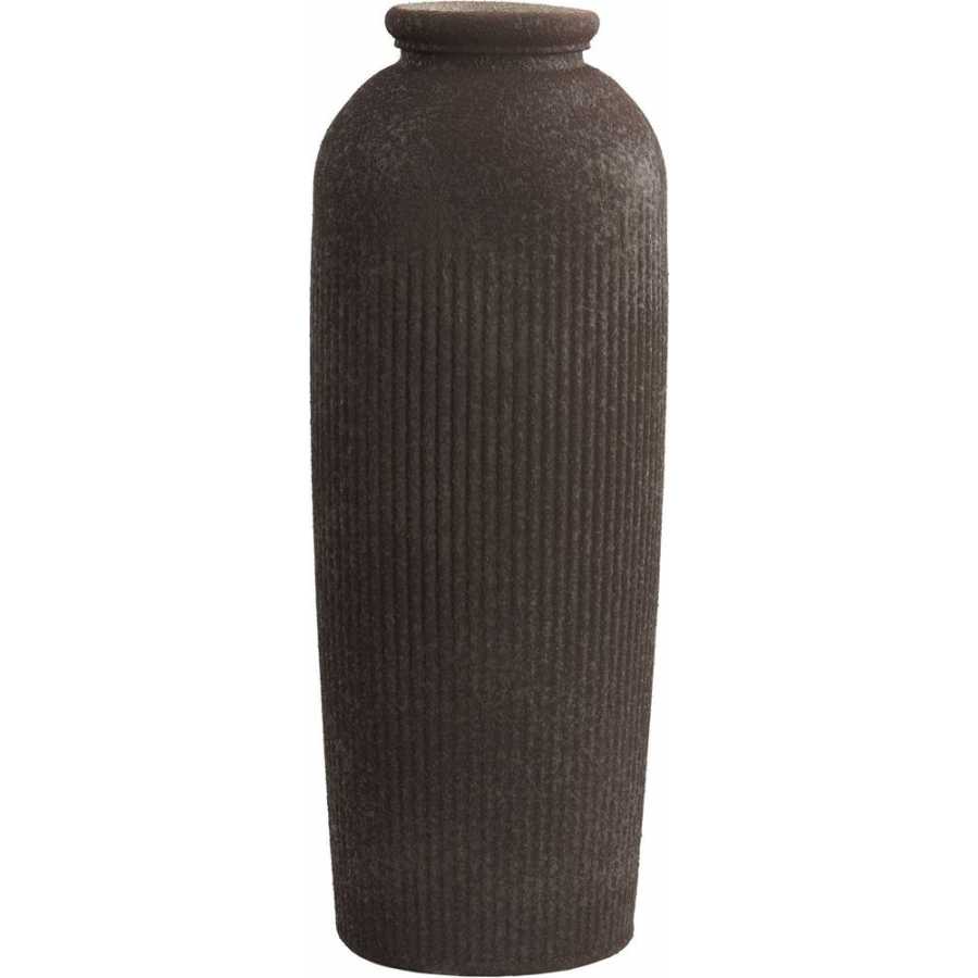 Light and Living Campos Vase - Dark Brown