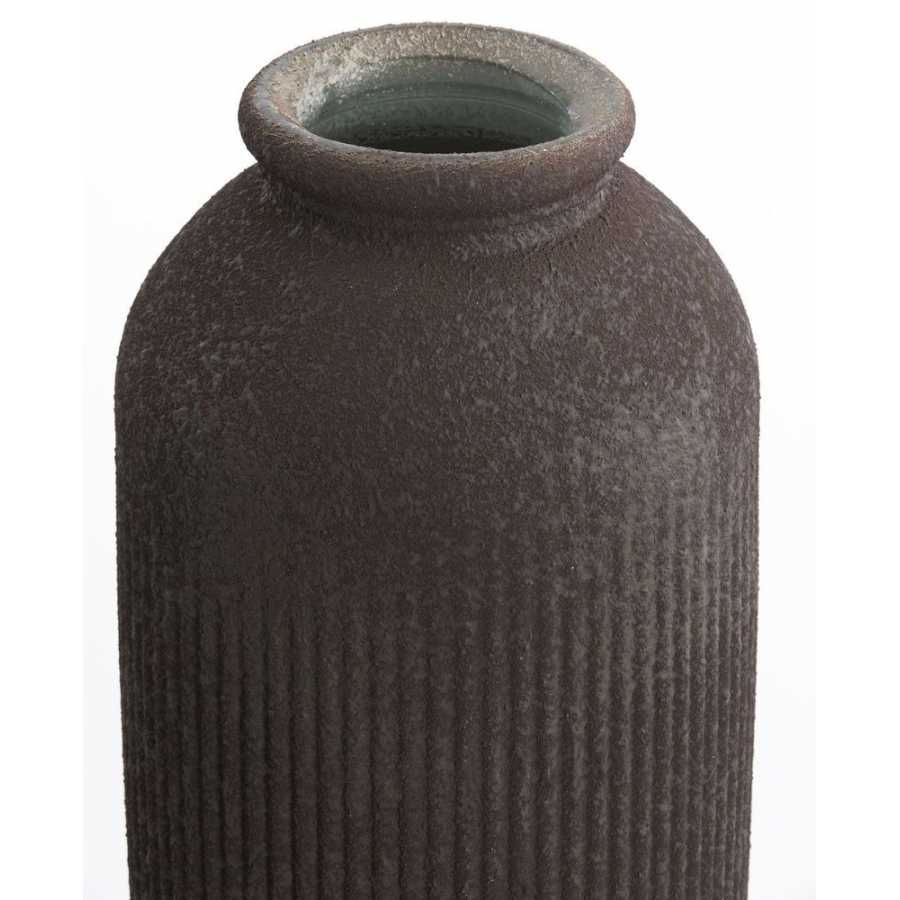 Light and Living Campos Vase - Dark Brown