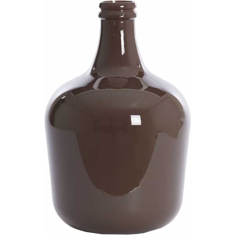 Light and Living Inca Vase - Dark Brown - Small