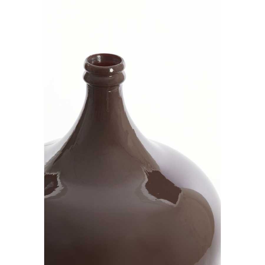 Light and Living Inca Vase - Dark Brown - Large