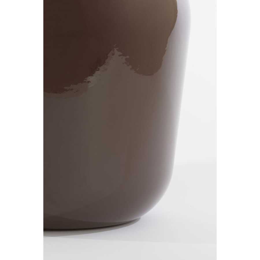 Light and Living Inca Vase - Dark Brown - Large