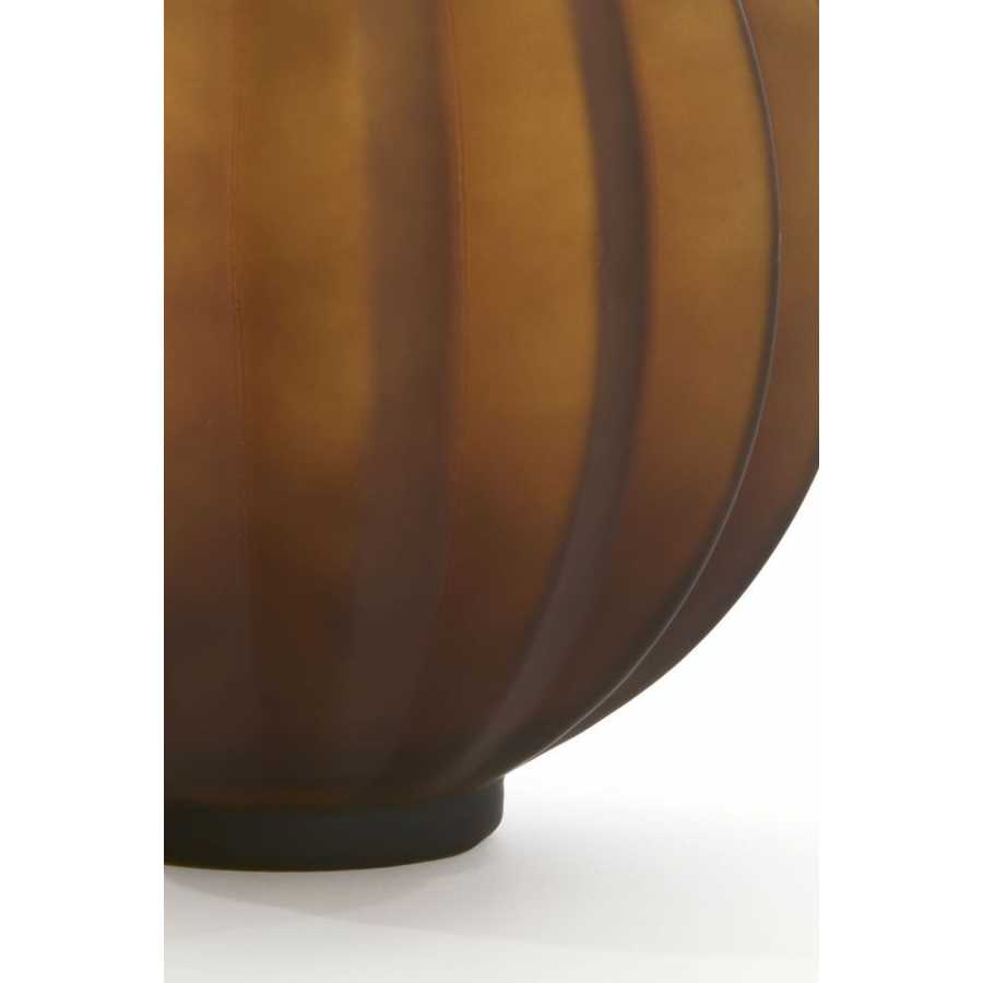 Light and Living Palloci Round Vase - Matt Bronze & Green