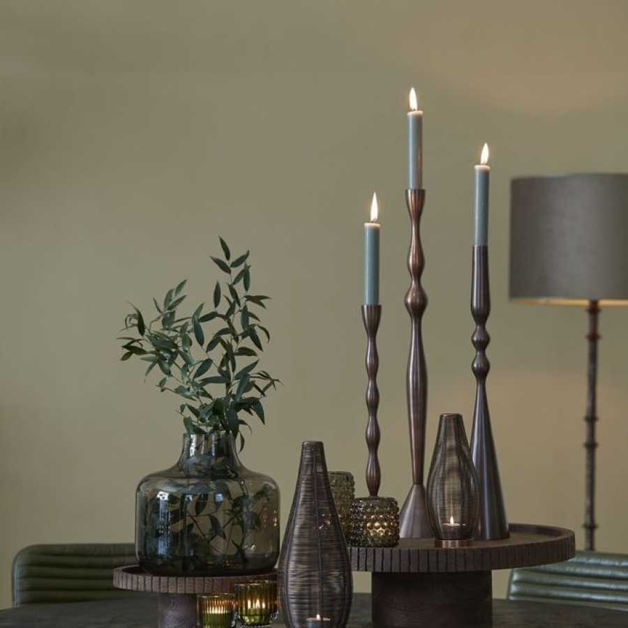 Light and Living Palona Candlestick - Antique Copper