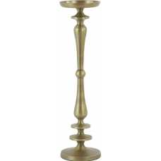 Light and Living Yahvi Pillar Candlestick - Antique Bronze