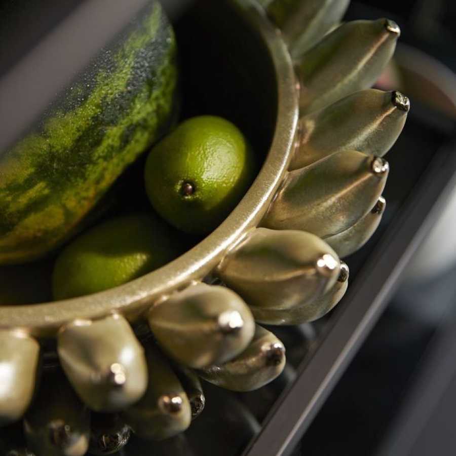 Light and Living Zita Fruit Bowl - Green Pearl