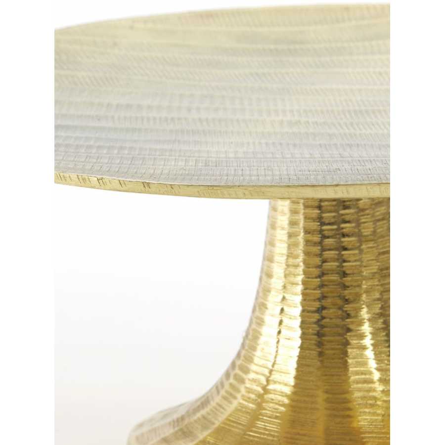 Light and Living Mokuna Cake Stand - Gold - Small