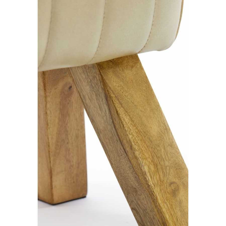 Light and Living Ramy Stool - Sand & Natural