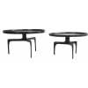 Light and Living Pano Coffee Tables - Set of 2 - Dark Bronze