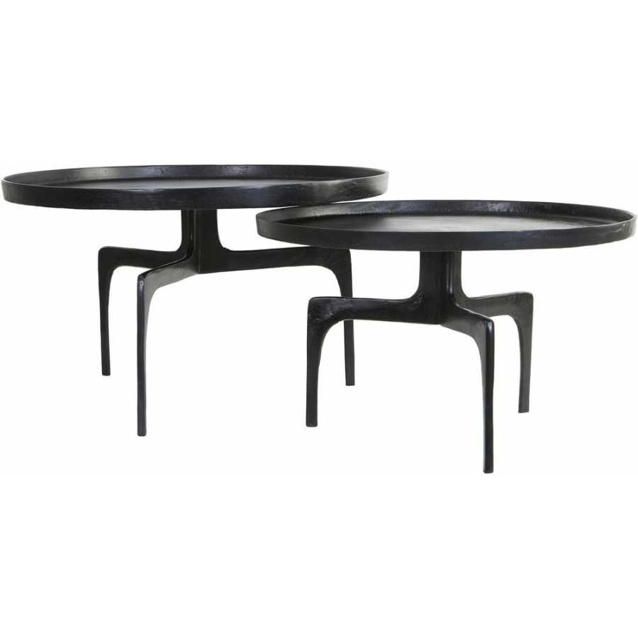 Light and Living Pano Coffee Tables - Set of 2 - Dark Bronze