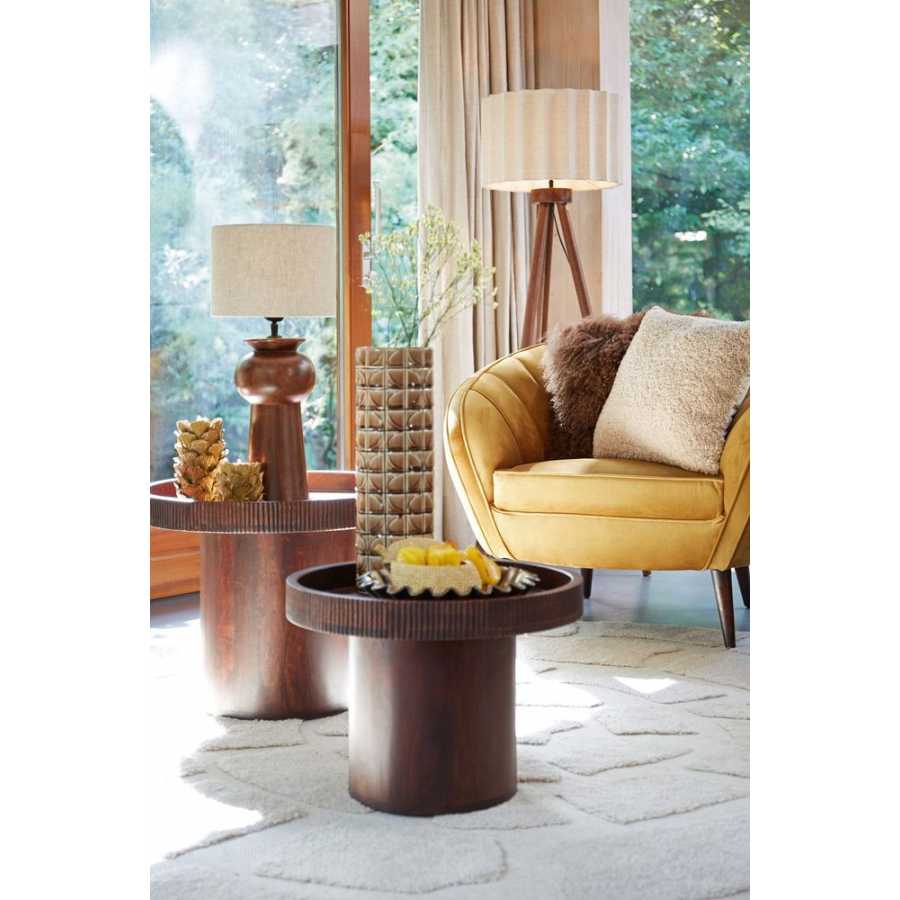 Light and Living Kalomo Side Table - Russet - Small
