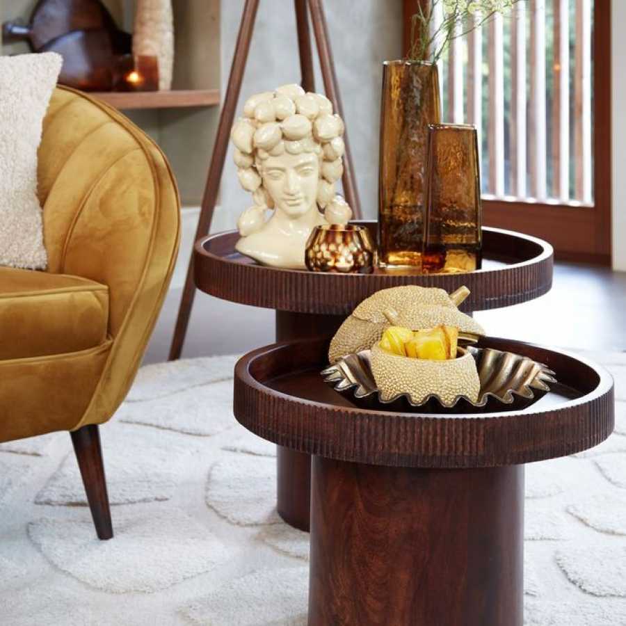 Light and Living Kalomo Side Table - Russet - Large