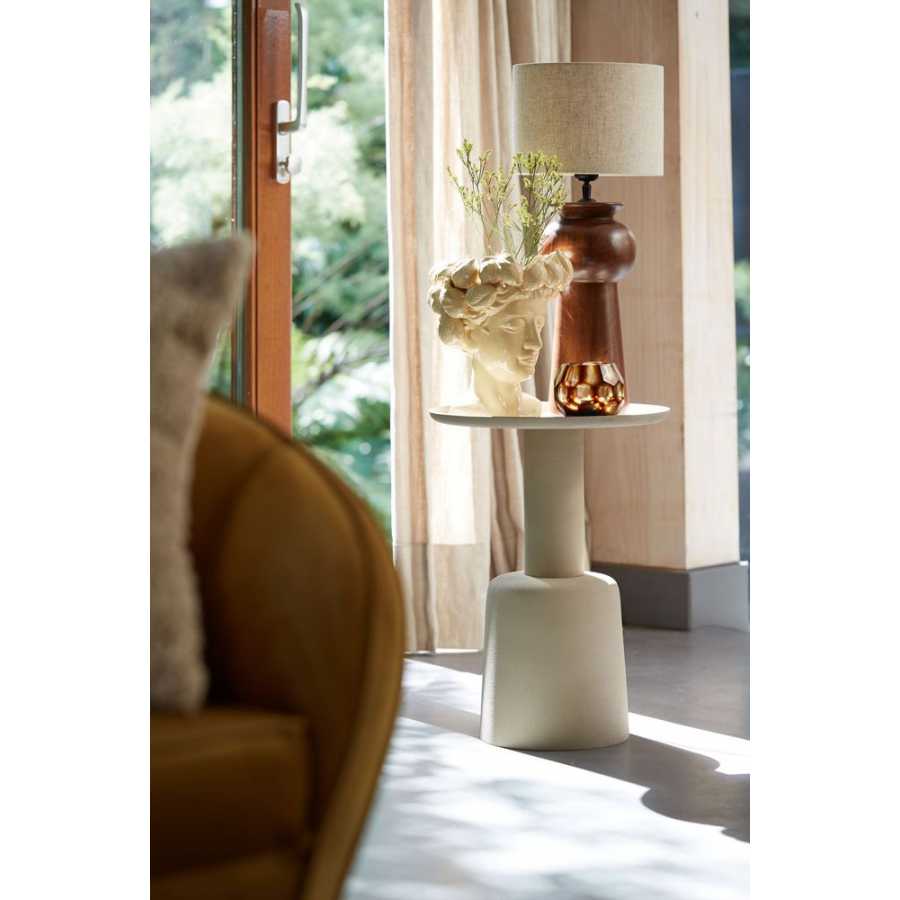 Light and Living Milaki Side Table - Beige
