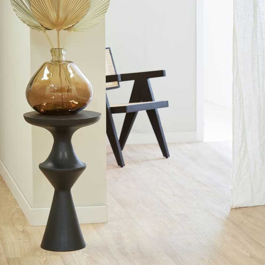 Light and Living Loboc Side Table - Matt Black - Small