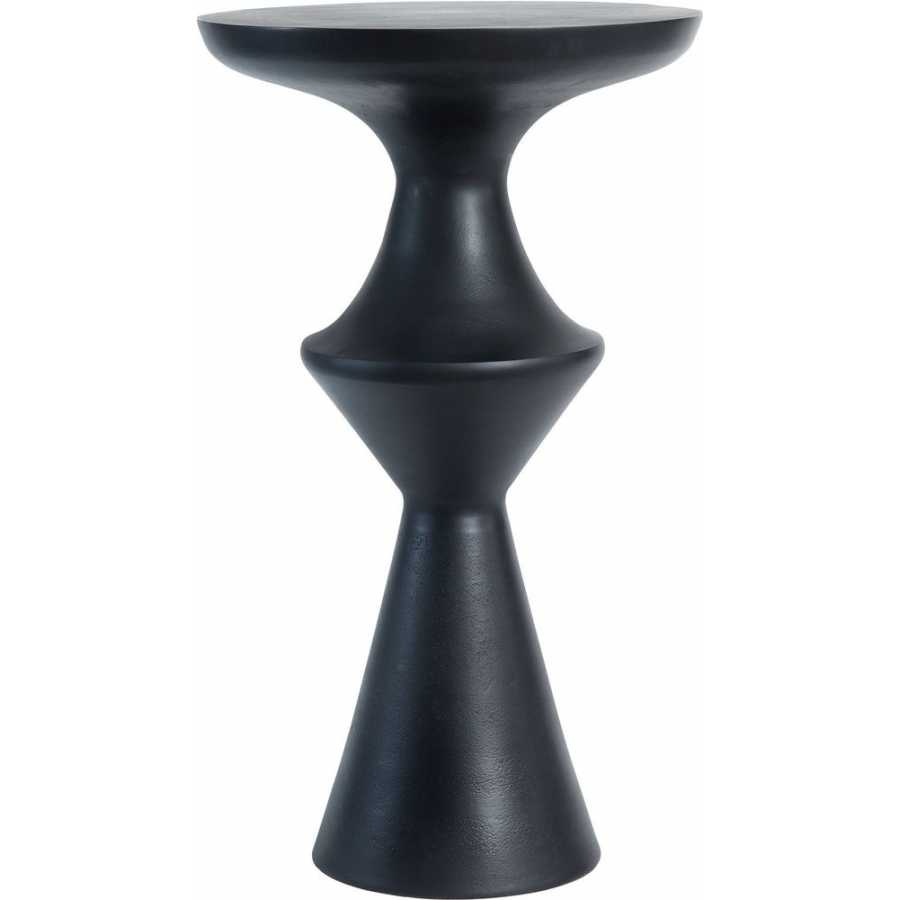 Light and Living Loboc Side Table - Matt Black - Large