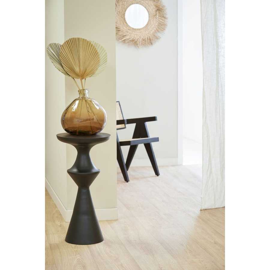 Light and Living Loboc Side Table - Matt Black - Large