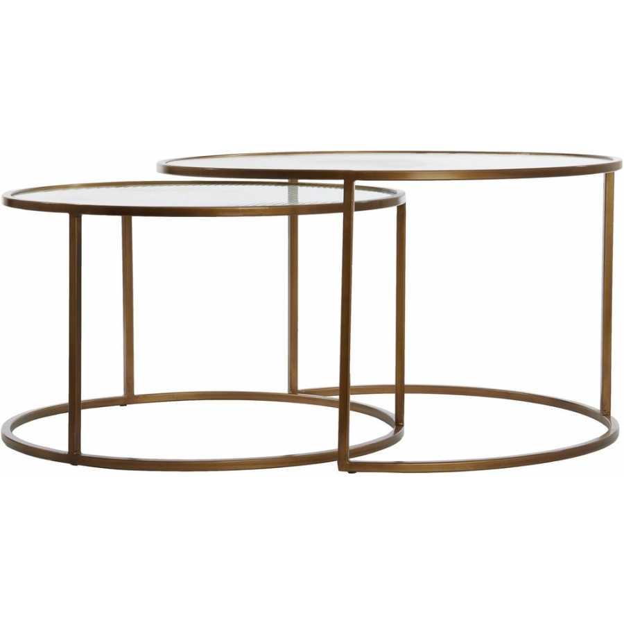 Light and Living Ferati Nest of Coffee Tables - Set of 2