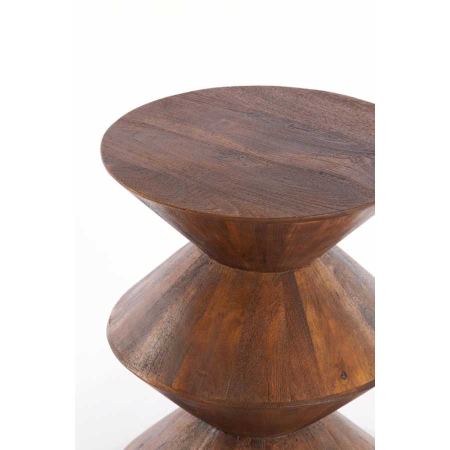 Light and Living Larus Side Table - Brown - Small