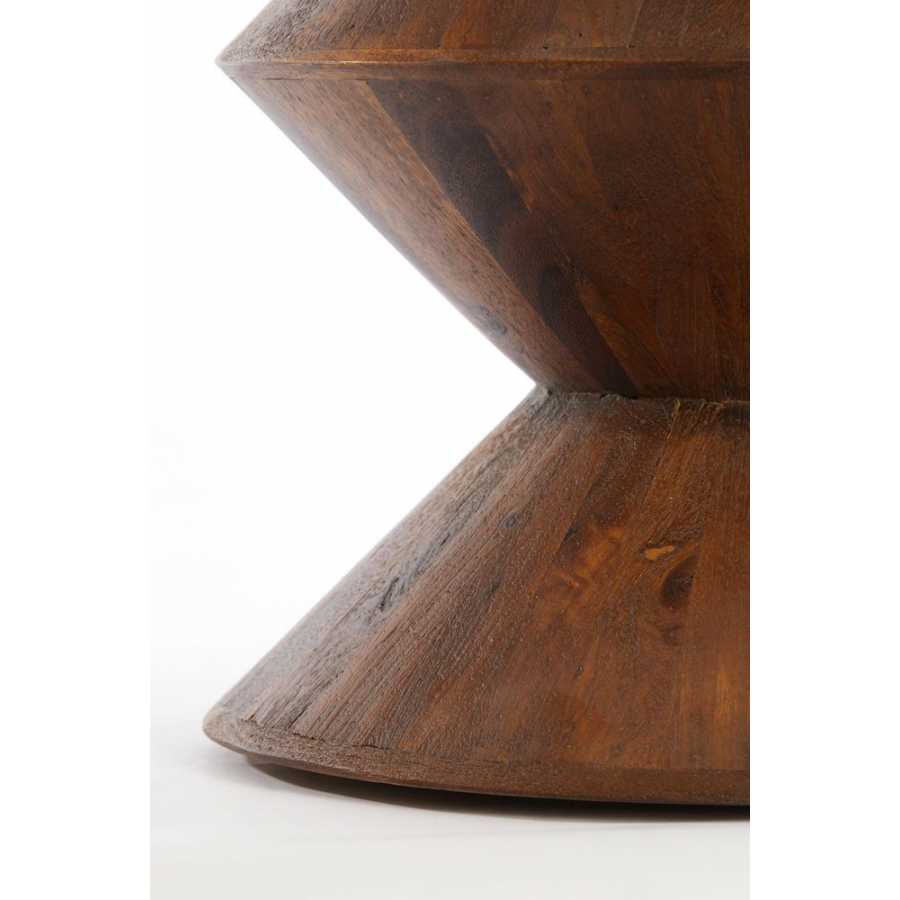 Light and Living Larus Side Table - Brown - Small