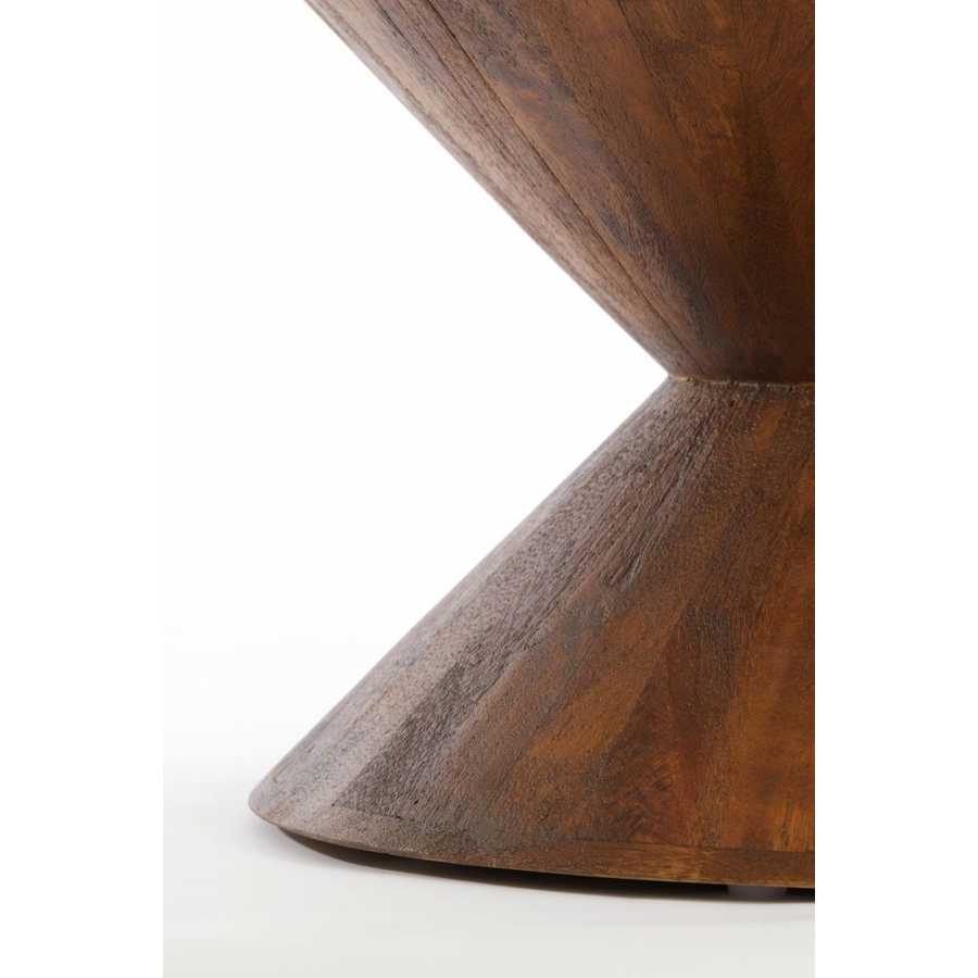 Light and Living Larus Side Table - Brown - Large