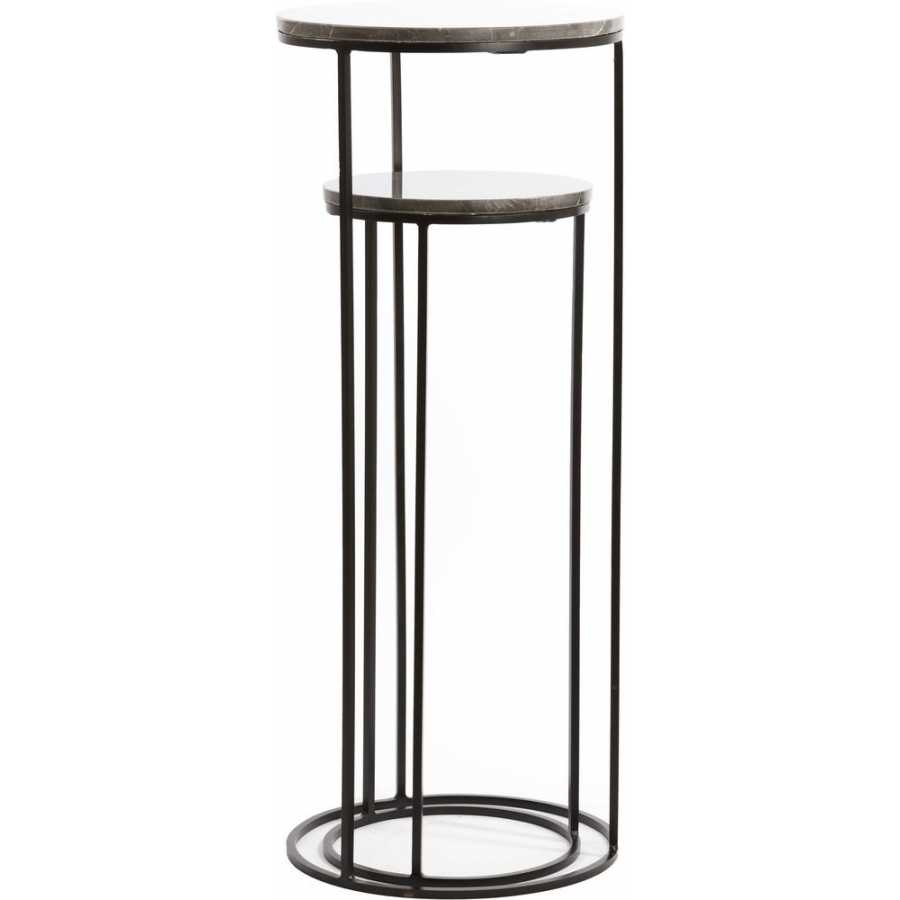 Light and Living Laica Nest of High Side Tables - Set of 2