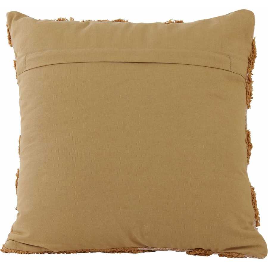 Light and Living Sakala Square Cushion - Light Brown
