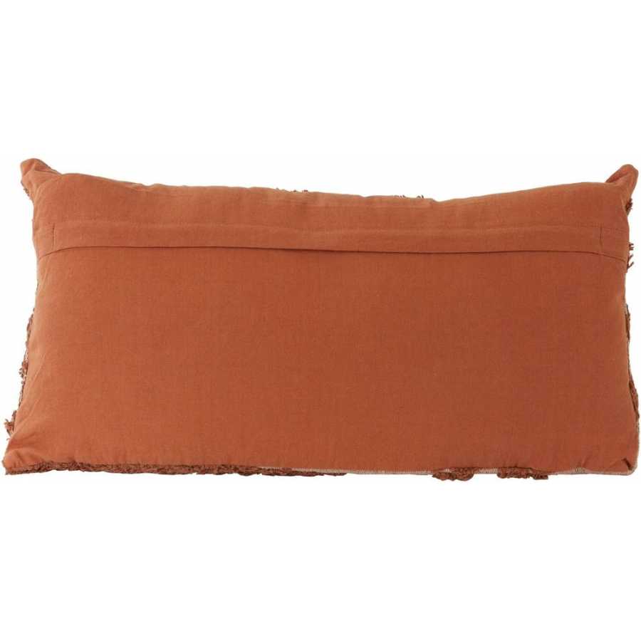 Light and Living Sakala Rectangular Cushion - Brown