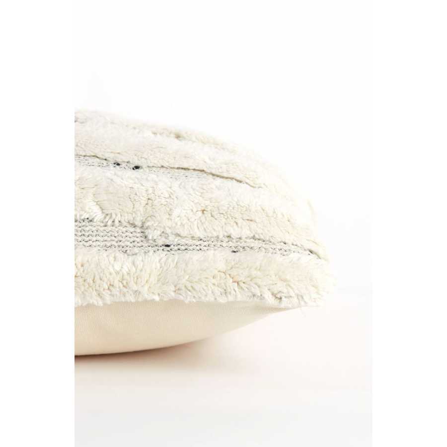 Light and Living Sakala Rectangular Cushion - Cream