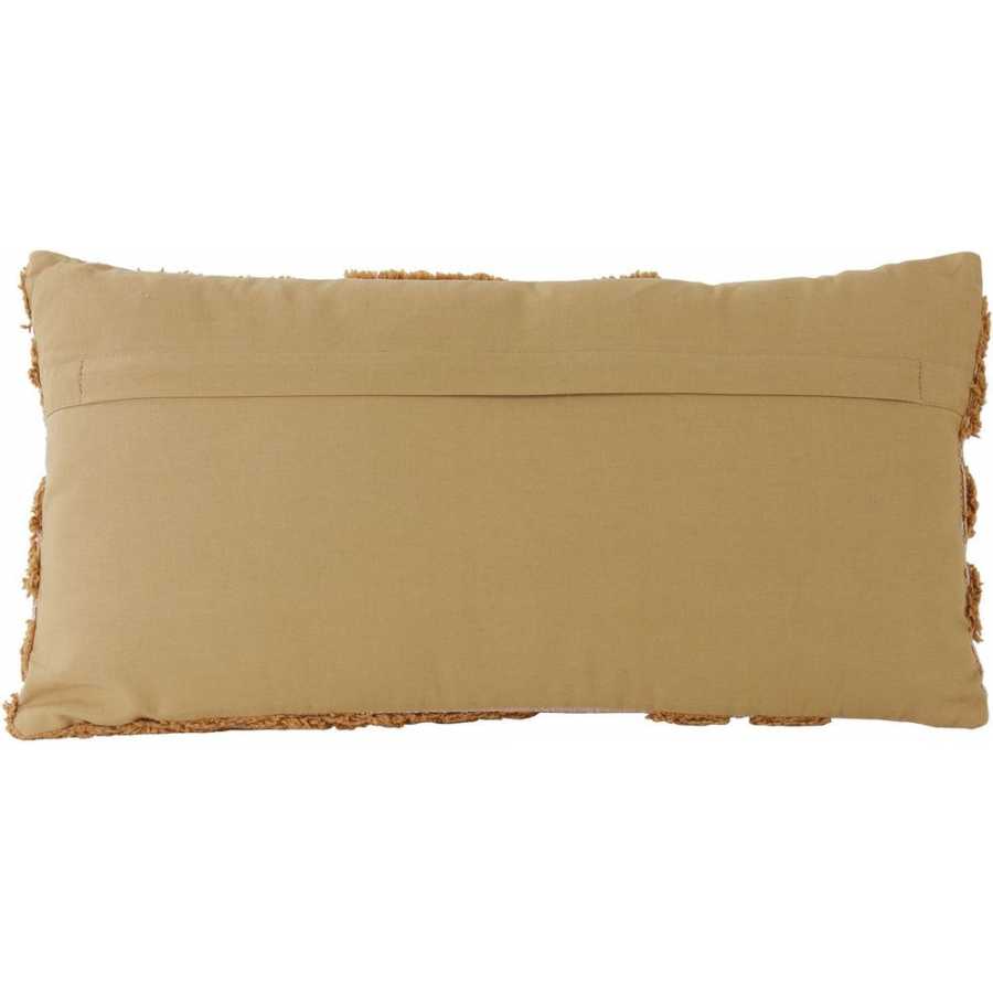 Light and Living Sakala Rectangular Cushion - Light Brown