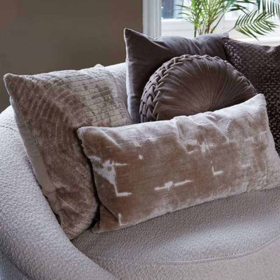 Light and Living Ruhla Square Cushion - Beige