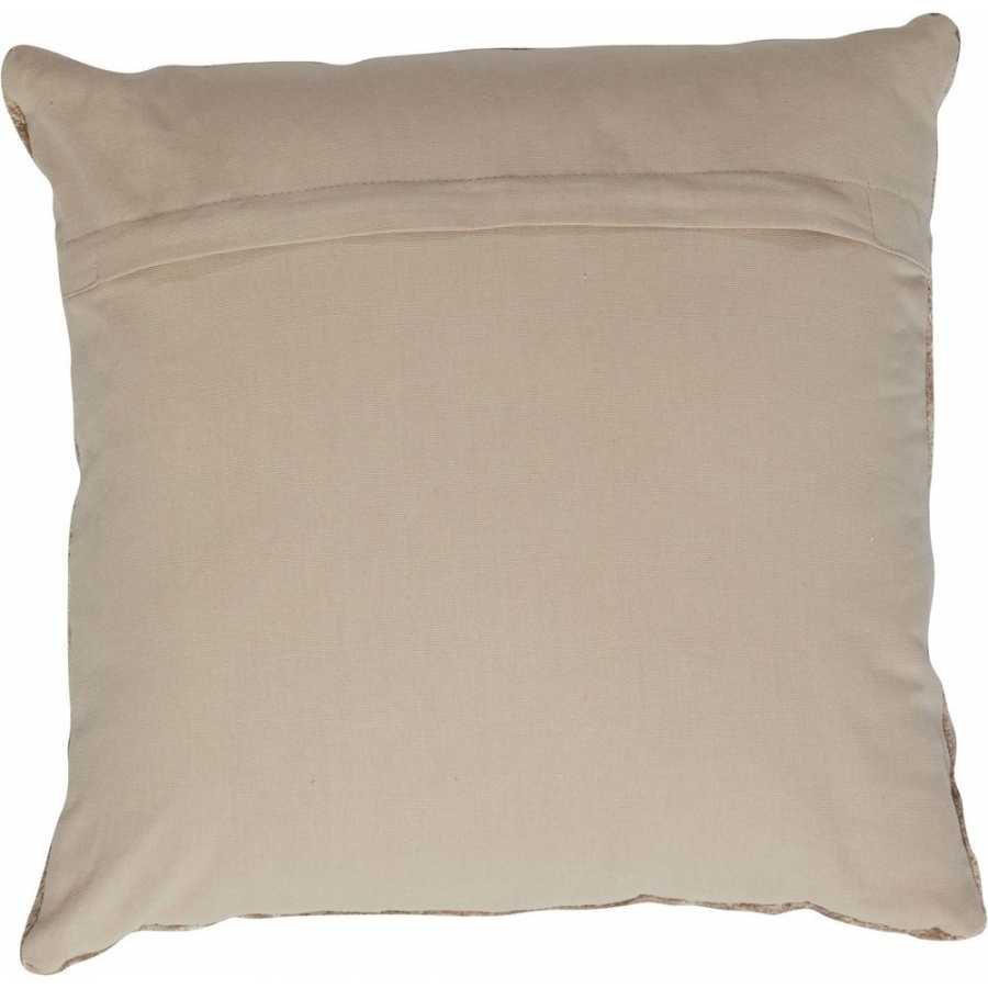 Light and Living Ruhla Square Cushion - Beige