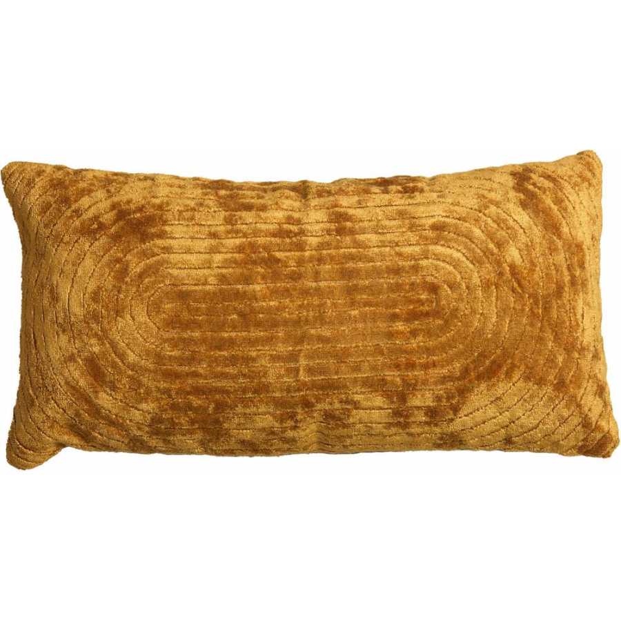 Light and Living Ruhla Rectangular Cushion - Mustard