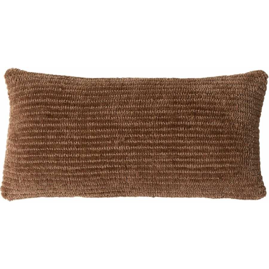Light and Living Roby Rectangular Cushion - Brown