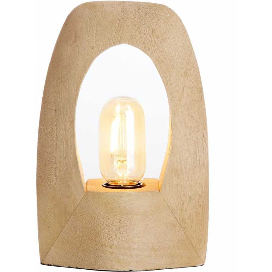 Light and Living Carini Table Lamp - Matt Natural - Small