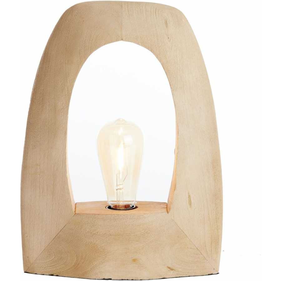 Light and Living Carini Table Lamp - Matt Natural - Large