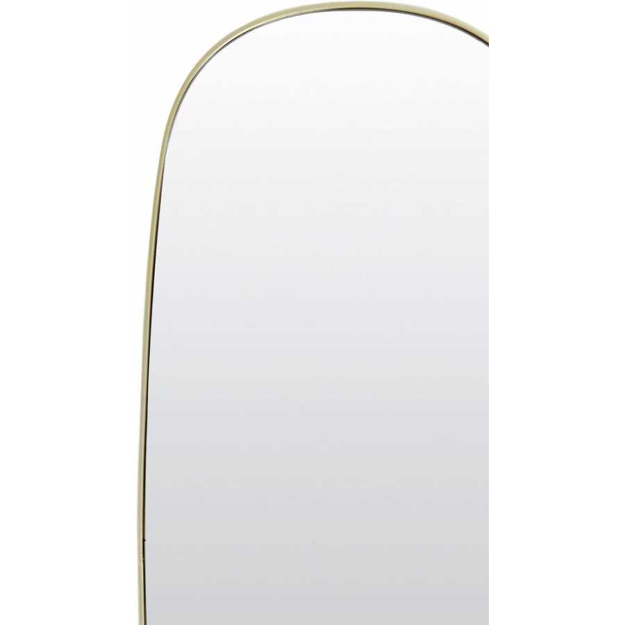 Light and Living Libra Wall Mirror - Clear & Gold