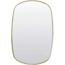 Light and Living Bralo Wall Mirror - Clear & Gold