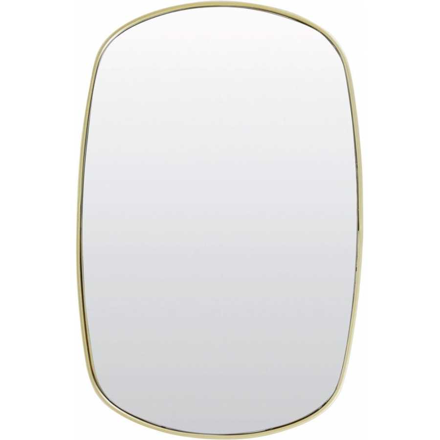 Light and Living Bralo Wall Mirror - Clear & Gold