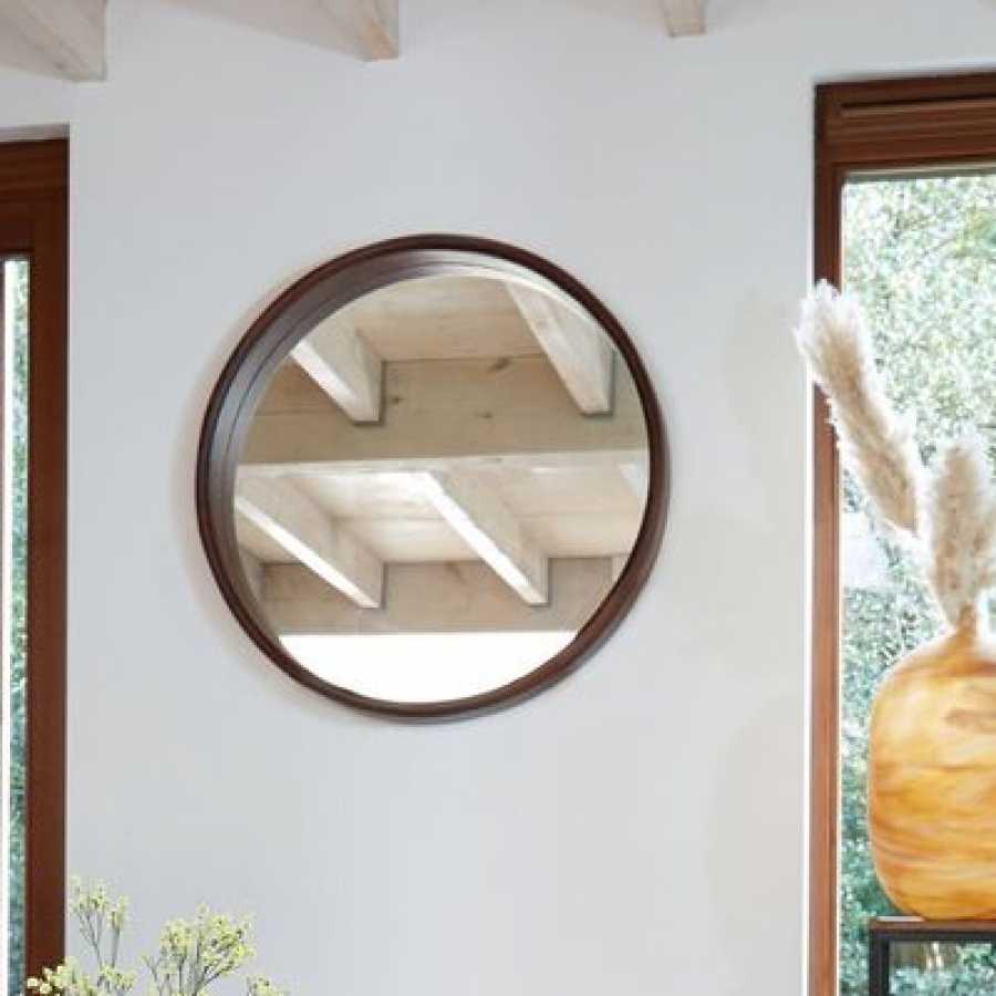 Light and Living Denahi Wall Mirror - Russet - Large