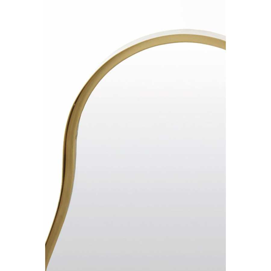 Light and Living Suva Wall Mirror - Gold