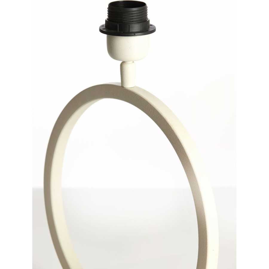 Light and Living Liva Table Lamp Base - Cream - Small