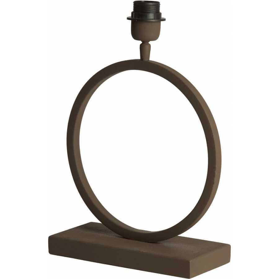 Light and Living Liva Table Lamp Base - Brown - Small