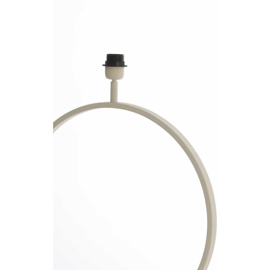 Light and Living Liva Table Lamp Base - Cream - Large