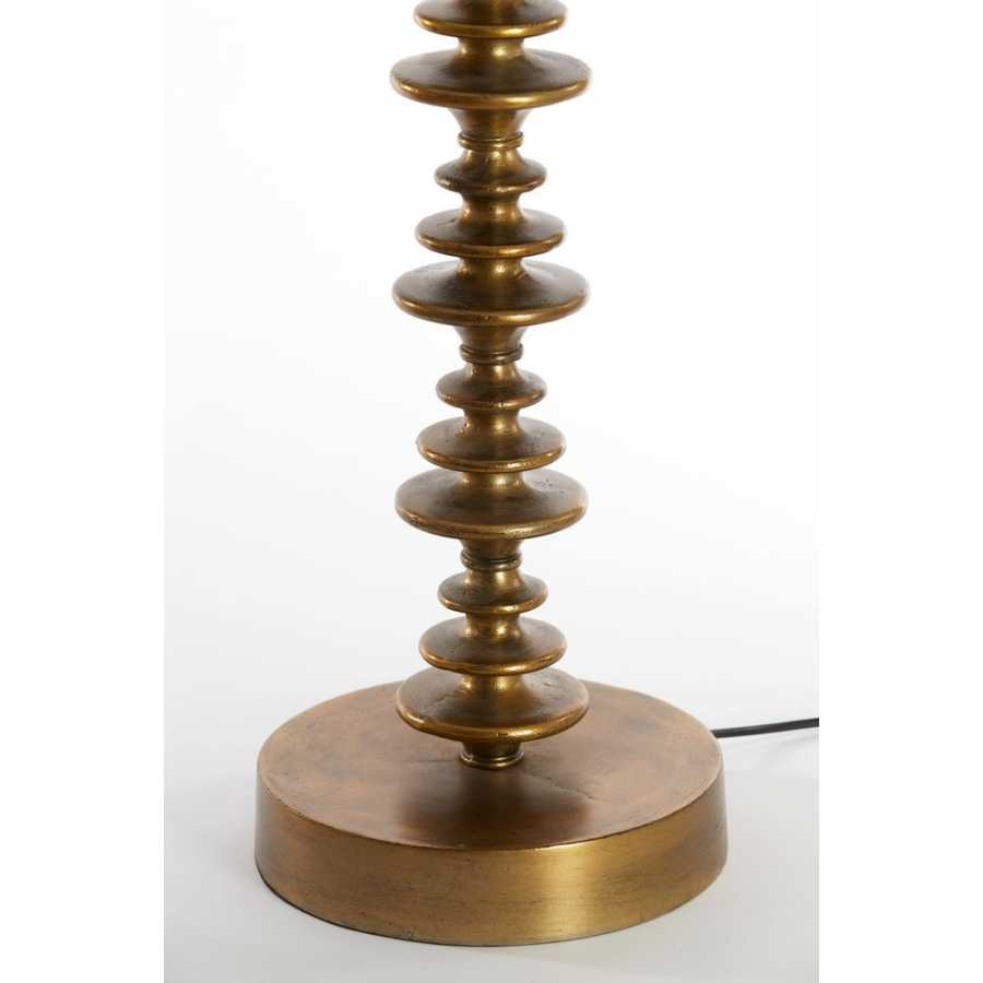 Light and Living Stevie Floor Lamp Base - Antique Bronze