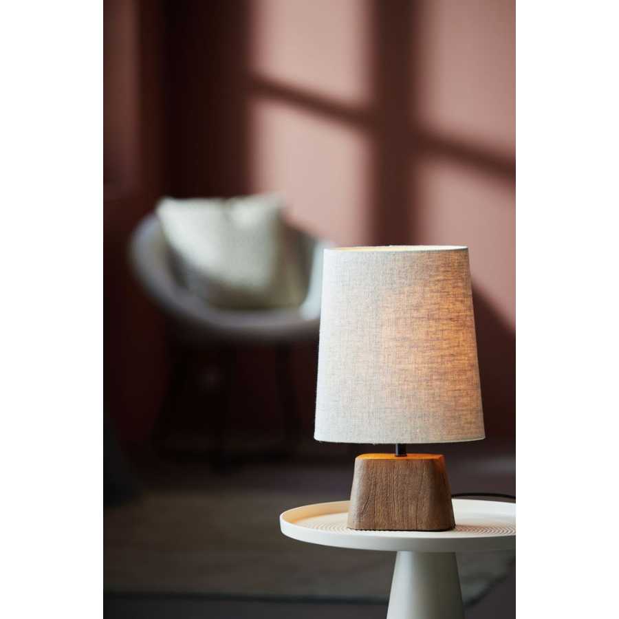 Light and Living Kardan Table Lamp Base - Matt Brown - Small