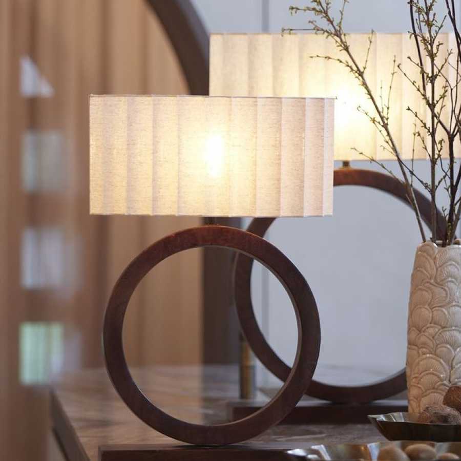 Light and Living Tinar Table Lamp Base - Matt Russet - Small