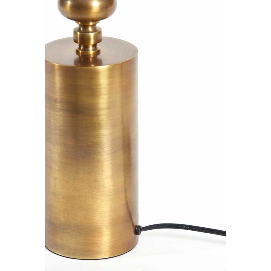 Light and Living Helabima Table Lamp Base - Antique Bronze - Small